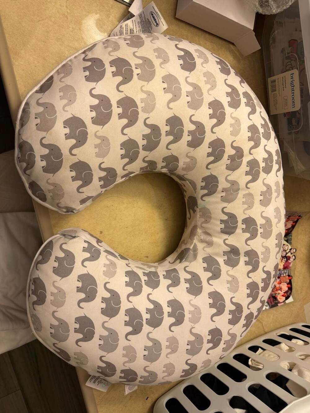 Boppy Nursing Pillow and Positioner Elephant Print
